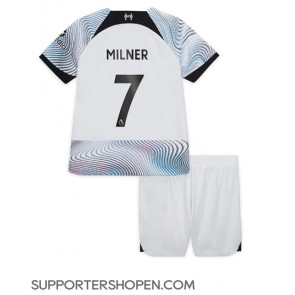 Liverpool James Milner #7 Bortatröja Barn 2022-23 Kortärmad (+ korta byxor)